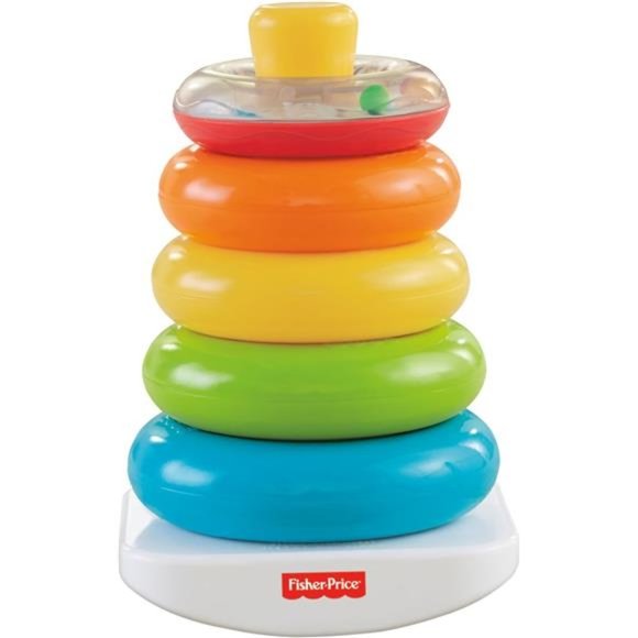 Fisher-Price Infant Gift Set with Baby’s First Blocks (10 Shapes) Stacking Toy - Picture 6 of 6